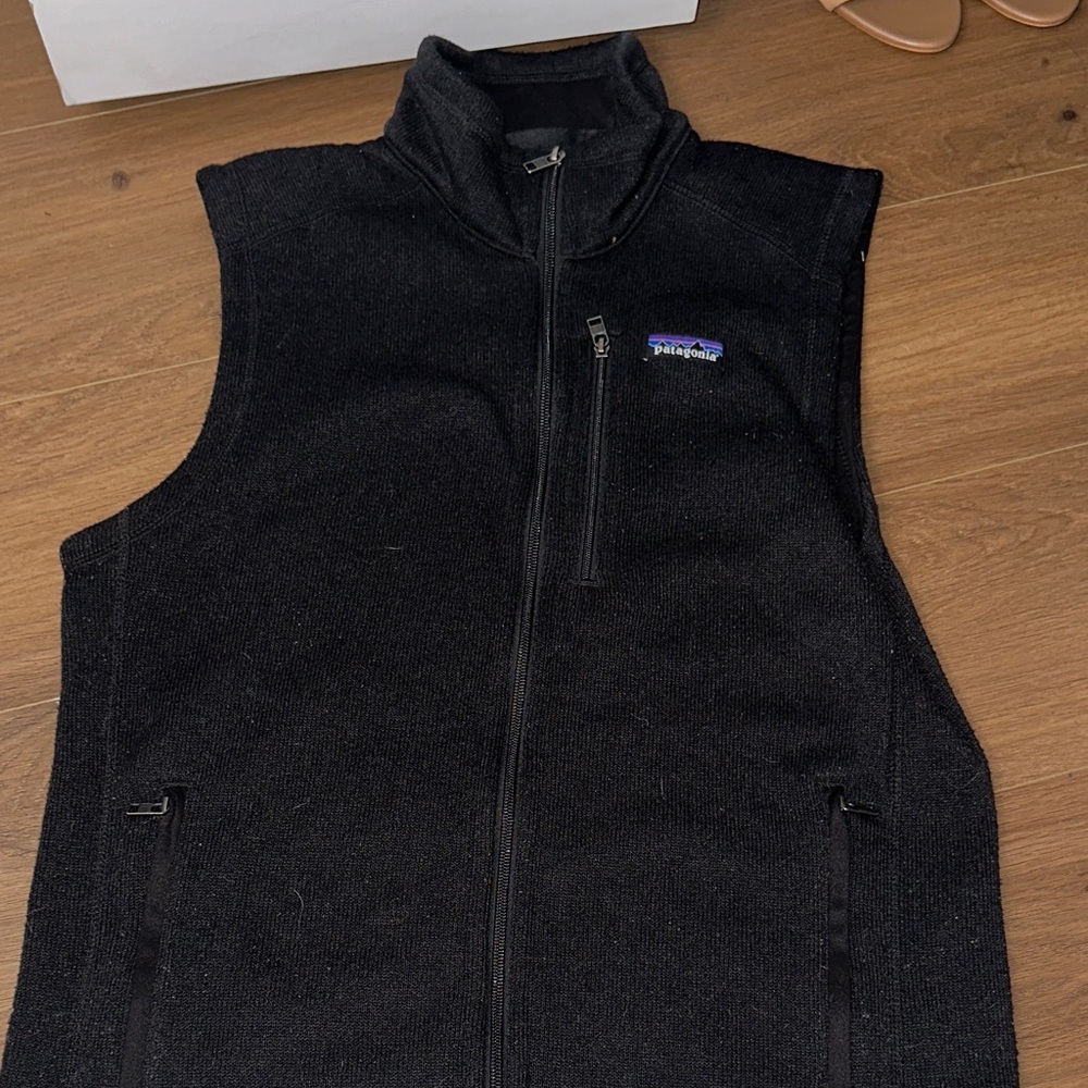 Patagonia Midnight Black Sleeveless Fleece